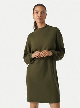 Vero Moda VMNANCY LS FUNNELNECK DRESS GA NOOS rifle green