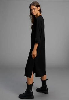 Laura Scott Midikleid Milano-Ribstoff