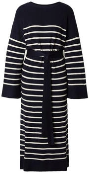 EDITED Strickkleid beige navy