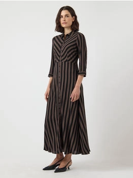 Y.A.S Kleid 'YASSAVANNA' braun schwarz 27896467