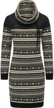 Ragwear Kleid 'Chlloe' beige schwarz weiß