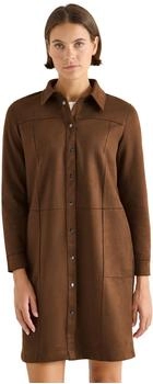 Cecil Velourskleid mocha caramel 1408974