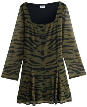 Next Fashion Kleid oliv schwarz