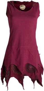 Vishes Elfentunika Lagenlook Blumen Minikleid