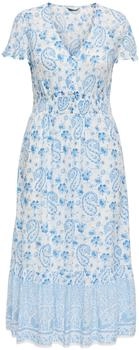 Only Kleid blau weiß