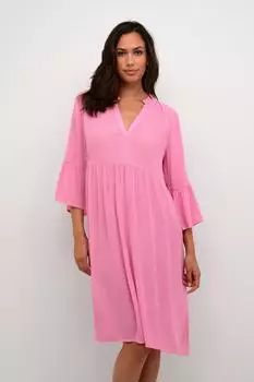 Kaffe Kleid A-shape pink