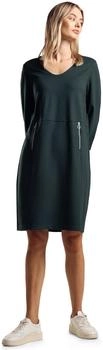 Street One Sweatkleid knielang hunter green