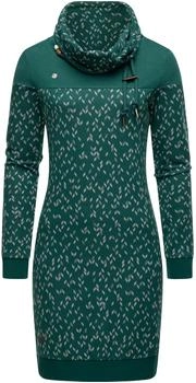Ragwear Kleid 'Chloe' hellgrau dunkelgrün