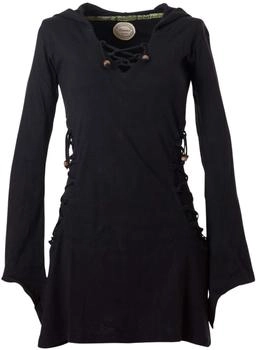 Vishes Tunika Longsleeve Zipfelkapuze Kapuzenkleid Hoody