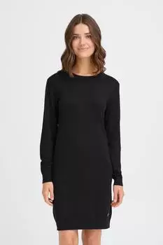 Oxmo Strickkleid OXAIDA DRESS schwarz 194007