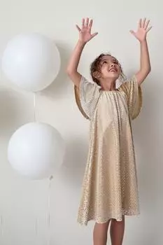 Next Fashion Kleid gold silber