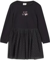 s.Oliver Junior Minikleid mit Mesh-Rock, Fit and Flare