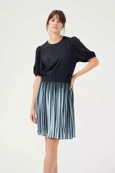 Culture Damen Kleid blau schwarz 24907782