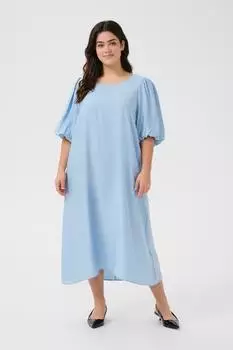 Kaffe Kleid A-shape blau