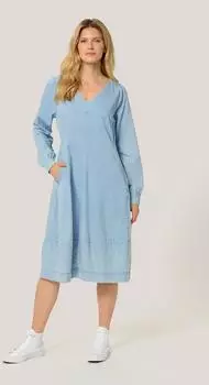 Culture Kleid 'Livie Arpa' himmelblau