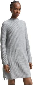 Tom Tailor Denim Kleid 'Midi' grau