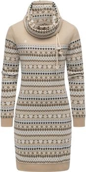 Ragwear Sweatkleid Chlloe Jacquard beige