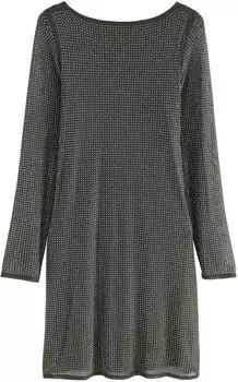 Next Fashion Kleid anthrazit silber