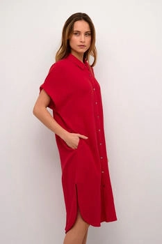 Culture CUelina Hemdblusenkleid (50109576) dunkelrot