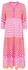 Zwillingsherz Dreams Maxikleid mit Mustermix, Knopfleiste und 3/4 Arm (62475801) pink