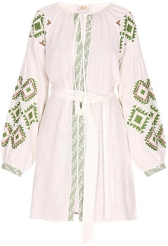 Usha FESTIVAL Sommerkleid grün/weiß