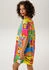 Aniston Kleid mit Rundhals-Ausschnitt (91270838) mischfarben