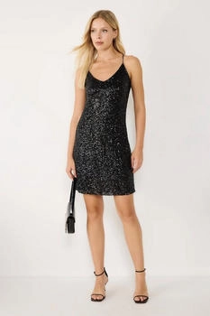 No Matter What No Matter What Minikleid Riemchen Pailletten