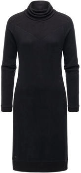 Ragwear Peona Jerseykleid mit Rollkragen (Peona-04) schwarz