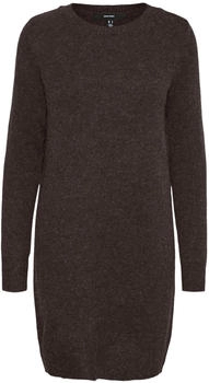 Vero Moda Strick Minikleid (10215523) dunkelbraun melange