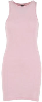 Urban Classics Damen Rib Knit Neckholder Kleid (TB7475) altrosa