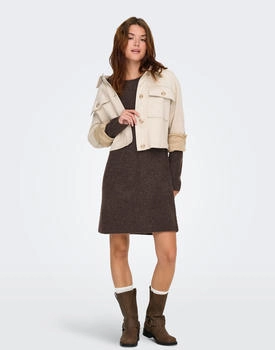 Only Strick Kleid (15196724) schoko/chocolate martini