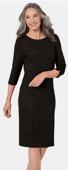 GOLDNER Kleid mit U-Boot-Ausschnitt gold/schwarz