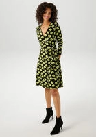 Aniston CASUAL Wickelkleid mit kunstvollen Bl&uuml;ten bedruckt
