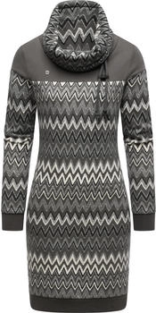 Ragwear Chlloe Youmodo Kleid Slim Fit grau/schwarz/weiß