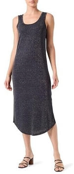 Pieces PCBILLO Tank MIDI Kleid Lurex NOOS BC Loose Fit (17146346) sky captain/gold lurex