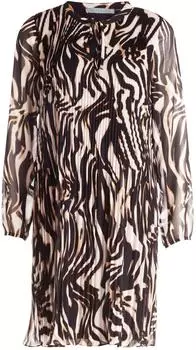 Betty Barclay Plisseekleid nature/black