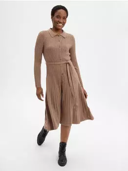 Ambiance Strickkleid mit Woll-Anteil (787371-0002-00340) camel/braun