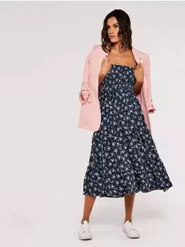 Apricot Kleid navy/mischfarben