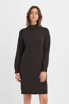 Oxmo OXFSANVA Strickkleid braun