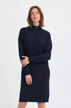 Oxmo OXFSANVA Strickkleid dunkelblau