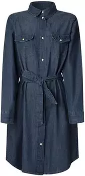 Pepe Jeans Victoria Denim Shirt Dress denim