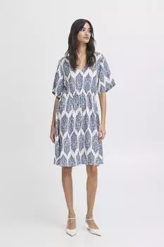 B.Young Himeko Kleid Loose Fit (20813849) opal/grau/weiß