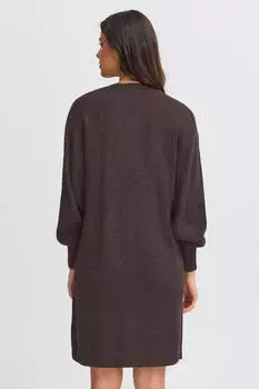 Fransa FREretta Strickkleid lockere Passform schoko