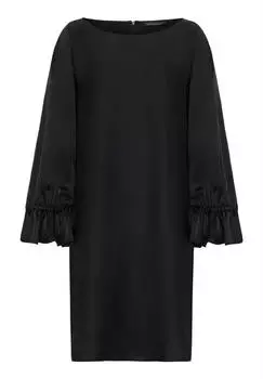 Betty Barclay Langarm Midikleid schwarz