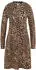 Aniston Jerseykleid mit Animal-Print beige/schwarz