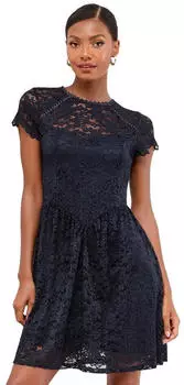 Lipsy Kleid Figurbetont navy