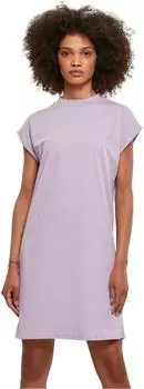 Urban Classics Ladies Turtle Extended Shoulder Dress (TB1910) lila