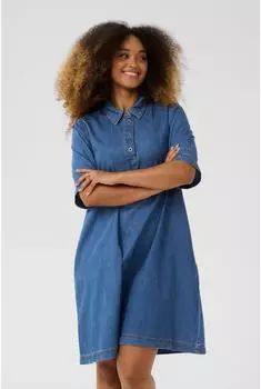 Culture A-Linien-Kleid dark blue wash