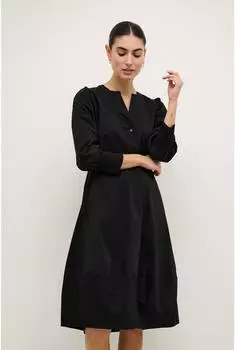 Culture Chaina Kleid Weibliche Silhouette (5715299100489) schwarz