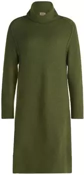 Cartoon Strickkleid mit Stehkragen/Turtle Neck (19507087) pale khaki/grün